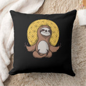 Funny Sloth Zen Yoga Medizin Tier Kissen (Decke)