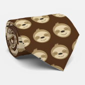 Funny Sloths Gag Geschenk Neck Tie Necktie Krawatte (Gerollt)