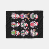 Funny Sloths Lover Animal P Fleecedecke (Vorderseite (Horizontal))