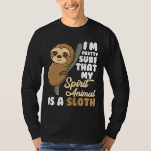 Funny Sloths Spirit Animal ist ein Faultier T-Shirt