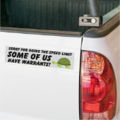 Funny Slow Driver Safety Bumper Autoaufkleber (Auf Lkw)