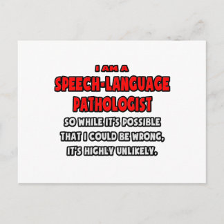 Funny SLP .. Sehr unwahrscheinlich Postkarte