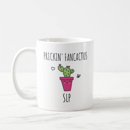 Funny SLP Speaker Therapist Lehrerin Geschenk Kaffeetasse (Links)