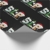 Funny SLP Speech Language Pathologe Santa Christ Geschenkpapier (Ecke)