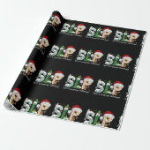 Funny SLP Speech Language Pathologe Santa Christ Geschenkpapier (Ungerollt)