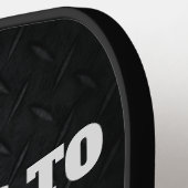 Funny Smack Talk Bust Your Balls Game Pickleball Schläger (Linke Seite)