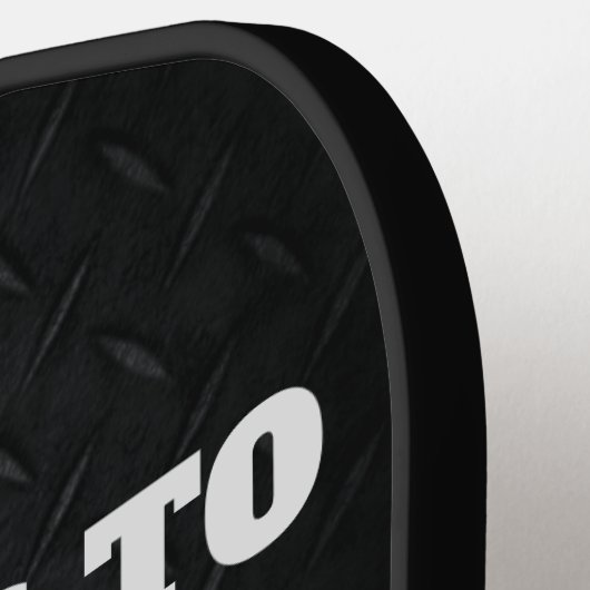 Funny Smack Talk Bust Your Balls Game Pickleball Schläger (Linke Seite)