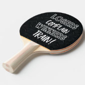 Funny Smack Talk Gewinner Trainer Verlierer Beschw Tischtennis Schläger (Vorderseite)