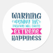 Funny Small Business Sticker (Vorderseite)