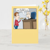 Funny Small Claims Court Judge Birthday Card Karte (Gelbe Blume)