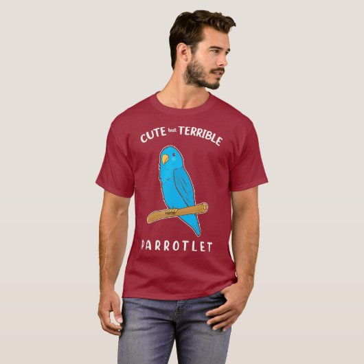 Funny Small Parrot Owner Parrotlet T-Shirt (Vorne ganz)