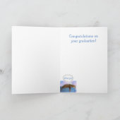 Funny Smart Cat Abschluss Karte (Innenseite)