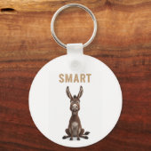 Funny Smart Donkey keychain Schlüsselanhänger (Rückseite)