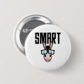 Funny Smart Donkey Reitsport Lover Geschenk für Button (Vorne & Hinten)