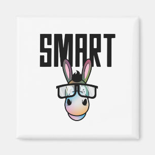 Funny Smart Donkey Reitsport Lover Geschenk für Magnet