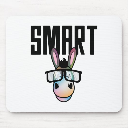 Funny Smart Donkey Reitsport Lover Geschenk für Mousepad (Vorne)