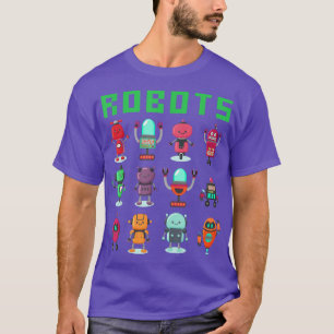 Funny Smart Robot Technology Kids Kleinkind Robote T-Shirt