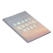 Funny Smart Zitat hier aufsammeln Notizblock (Rechte Seite)