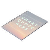 Funny Smart Zitat hier aufsammeln Notizblock (Linke Seite)