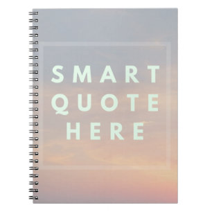 Funny Smart Zitat Hier Motto Notizblock