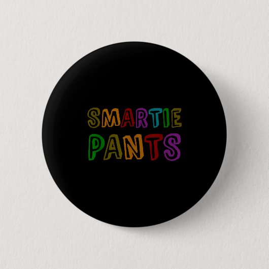 Funny Smartie Pants S College Kids Six Seven Rocks Button (Vorderseite)