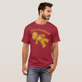 Funny Smashed Gingerbrot Mann Weihnachten T-Shirt (Vorne ganz)
