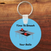 Funny Smashing Balls, Ping Pong Keyring Schlüsselanhänger (Rückseite)