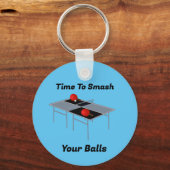 Funny Smashing Balls, Ping Pong Keyring Schlüsselanhänger (Vorderseite)