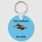 Funny Smashing Balls, Ping Pong Keyring Schlüsselanhänger (Rückseite)