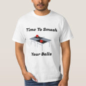Funny Smashing Balls, Ping Pong Tshirt (Vorderseite)