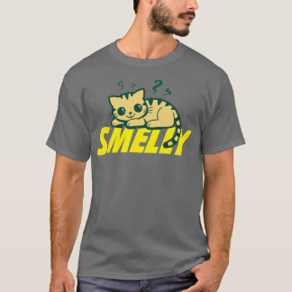 Funny Smelly Cat Niedliches Geschenk für Katzen Li T-Shirt