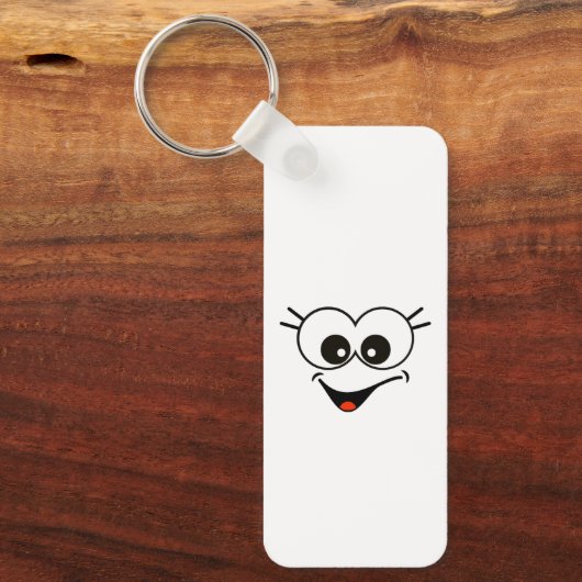 Funny, Smile Face Schlüsselanhänger (Vorderseite)