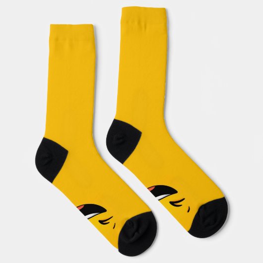 Funny Smiley fa Socken (Rechts)