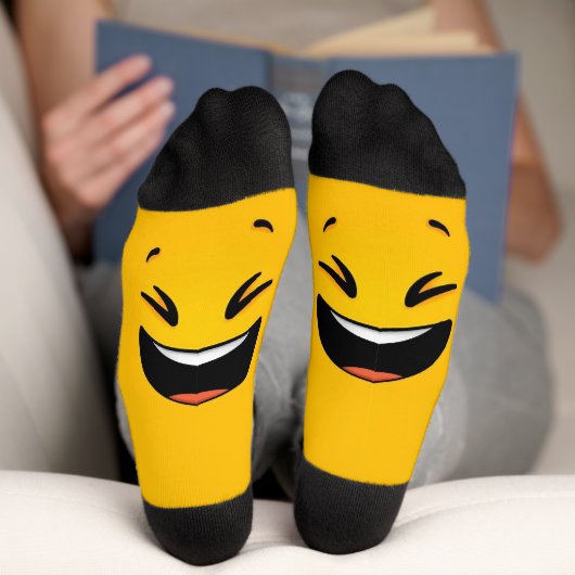 Funny Smiley fa Socken (Unterseite)
