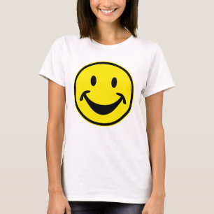 Funny Smiley gelb + Ihr Backg. Ideen T-Shirt