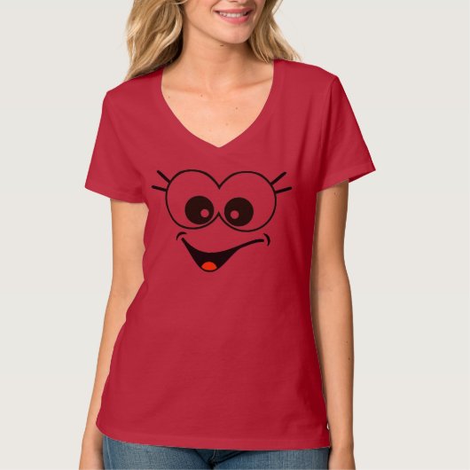 Funny Smiley T - Shirt (Vorderseite)