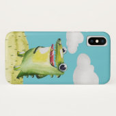 Funny Smiling Gator Case-Mate iPhone Hülle (Rückseite (Horizontal))