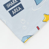 Funny Smiling Shark Life Preserver Snorkel Goggles Fleecedecke (Ecke)