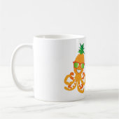 FUNNY SMILY EXOTIC TROPICAL PINEAPPLE OCTOPUS KAFFEETASSE (Links)