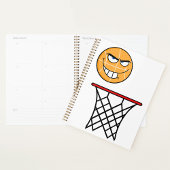 Funny Smirking Basketball Face Dunking Planer