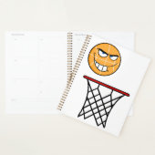 Funny Smirking Basketball Face Dunking Planer (Anzeige)
