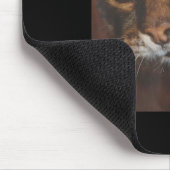 Funny Smoking Cat Meme Mousepad (Ecke)