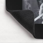 Funny Smoking Dog Meme Cigarette Gen Z Meme Dog Lo Mousepad (Ecke)