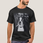 Funny Smoking Dog Meme Cigarette Gen Z Meme Dog Lo T-Shirt (Vorderseite)