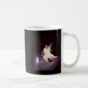 Funny Smoking Meme Cigarette Kitten Brainrot Alber Kaffeetasse