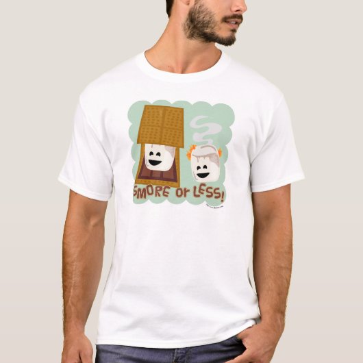 Funny Smore oder weniger Niedlich Camp Cartoon T-Shirt (Vorderseite)