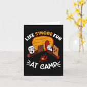 Funny Smores Camping Campfire Wilhelm Tell Karte (Gelbe Blume)