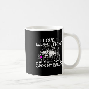 Funny Smutty Fisher Carp Fischen Kaffeetasse