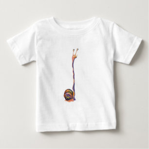 Funny Snail Baby T - Shirt