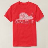 Funny Snail It Animal Gift Slug Schnecke T-Shirt (Design vorne)
